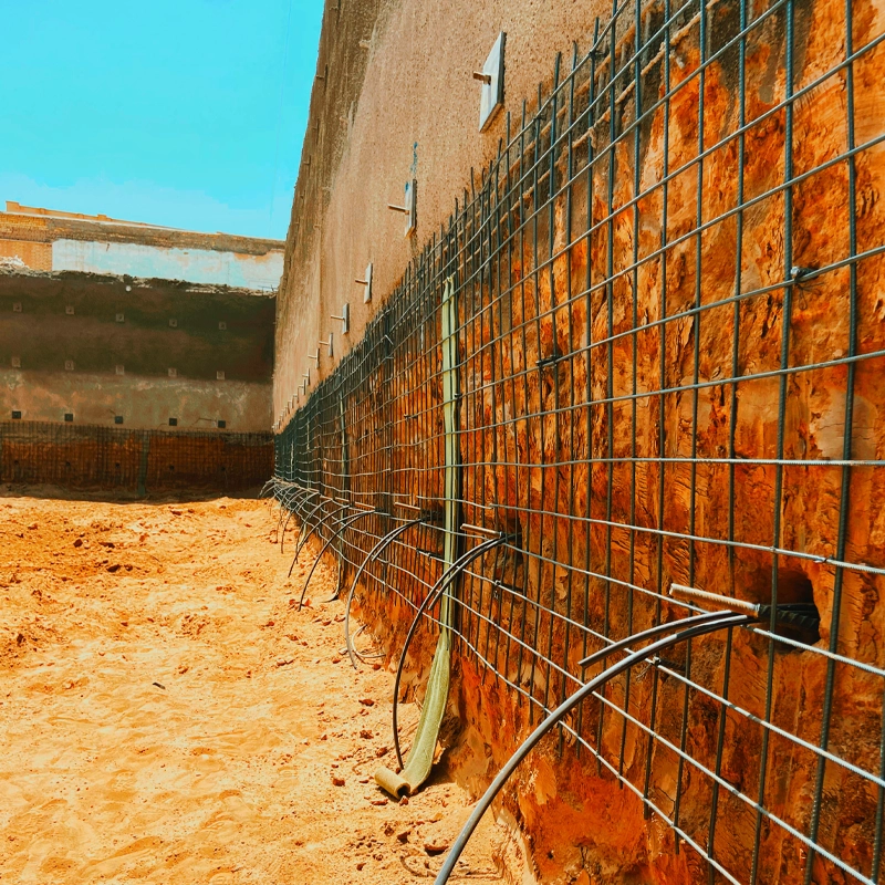 پروژه گودبرداری و نیلینگ و فونداسیون کلینیک دانش‌آموزی کاشان